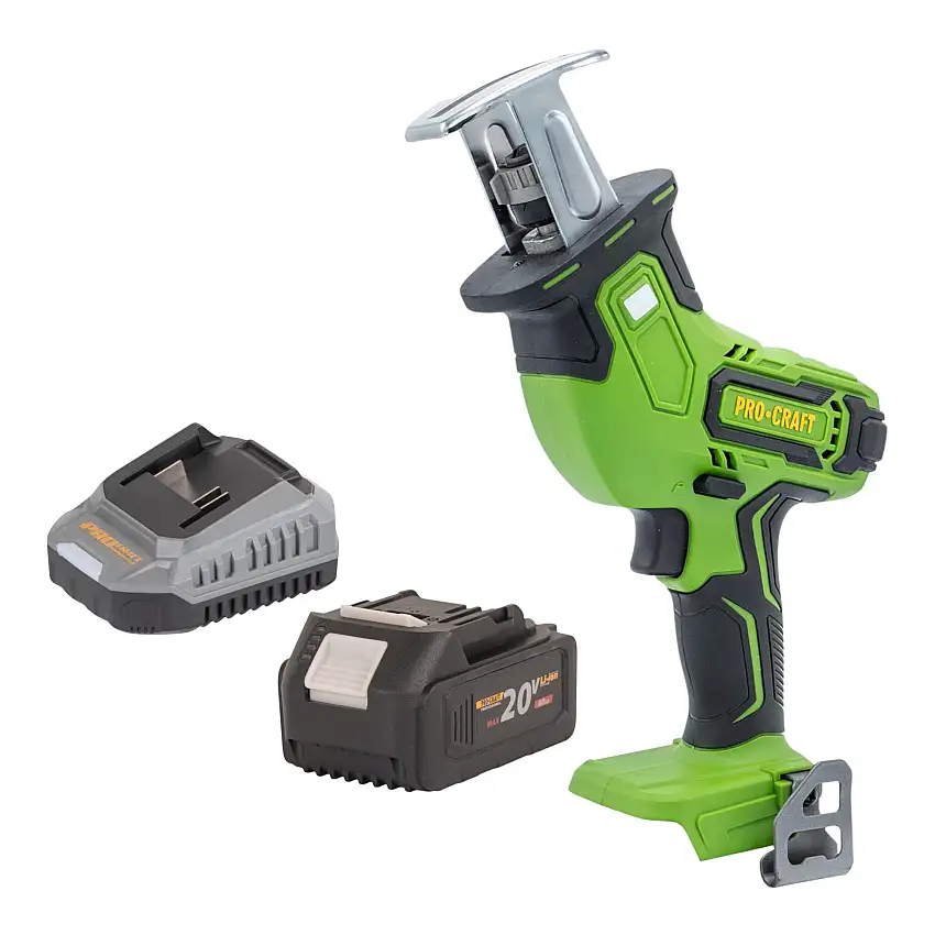 Procraft PSS30bb Akku Säbelsäge 20 V Brushless + 1x Akku 4,0 Ah + Ladegerät