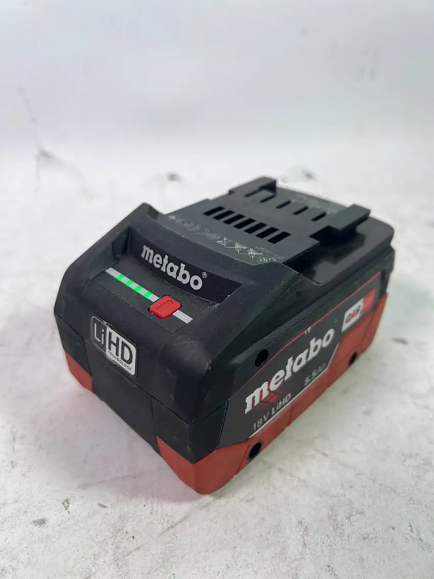 Metabo LiHD Akkupack 18 V 5,5 Ah Li-Ion Akku ( 625368000 ) CAS System - Leicht Gebraucht