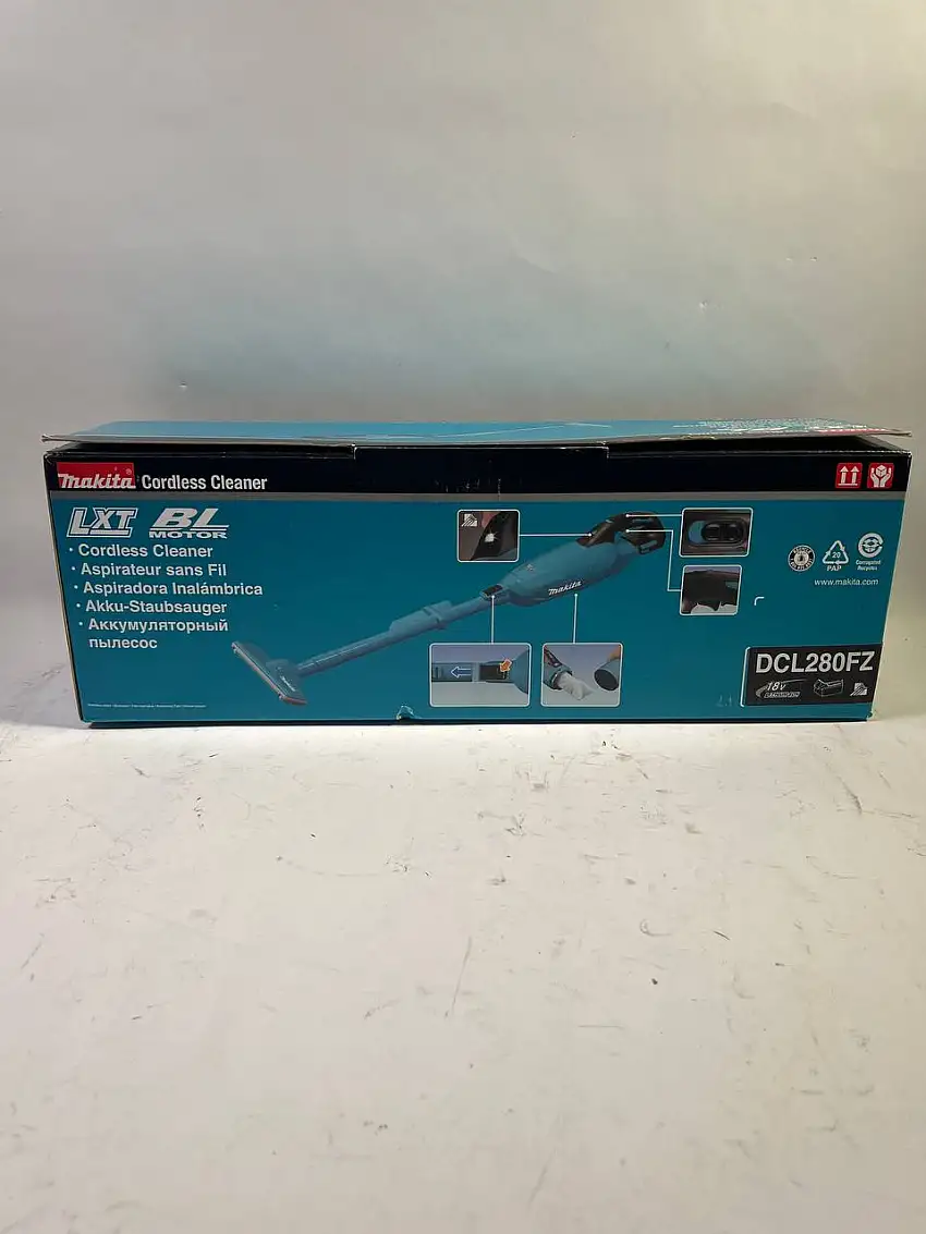 Makita DCL 280 FZ Akku Staubsauger 18 V Brushless Solo - Leicht Gebraucht