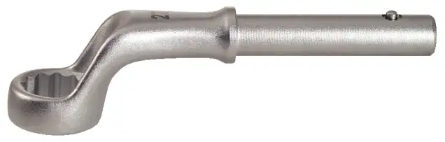 KS TOOLS Zugringschlüssel, gekröpft, 90mm ( 517.9090 )
