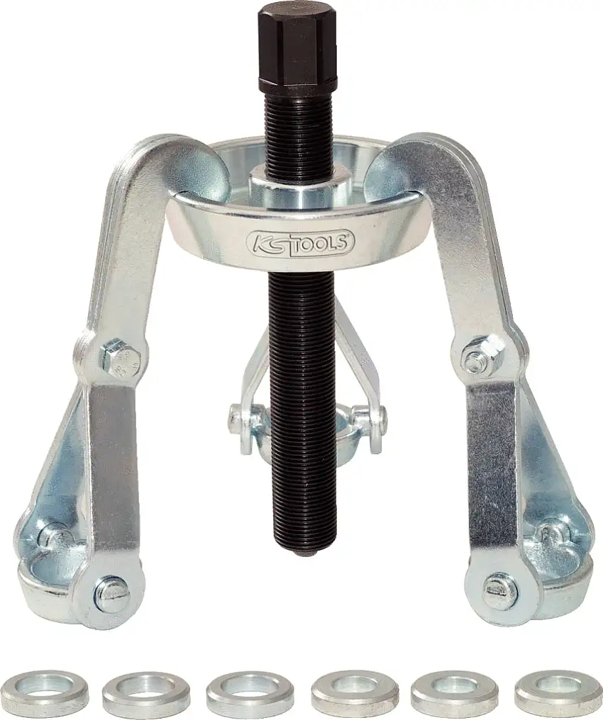 KS TOOLS Universal-Radnaben-Abzieher-Satz mit 3 Armen, 5-tlg ( 670.0013 )