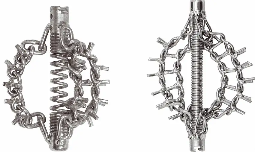 KS TOOLS Kettenschleuderkopf mit Spike-Kette, 4 Ketten Ø45mm,22mm ( 900.2299 )