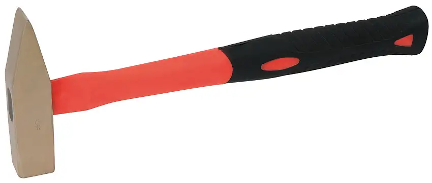 KS TOOLS BRONZEplus Schlosserhammer 400 g, mit Fiberglasstiel ( 963.2020 )