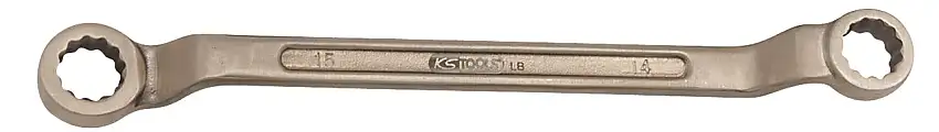 KS TOOLS BRONZEplus Doppel-Ringschlüssel gekröpft 5/16x3/8