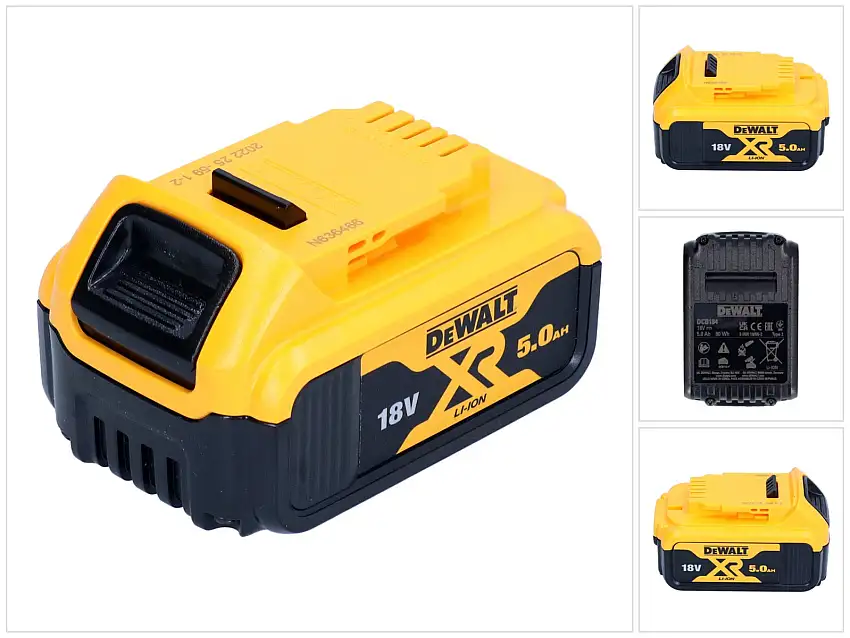 DeWalt DCB 184 Akkupack 18 V 5,0 Ah / 5000 mAh XR Li-Ion Akku - Gebraucht