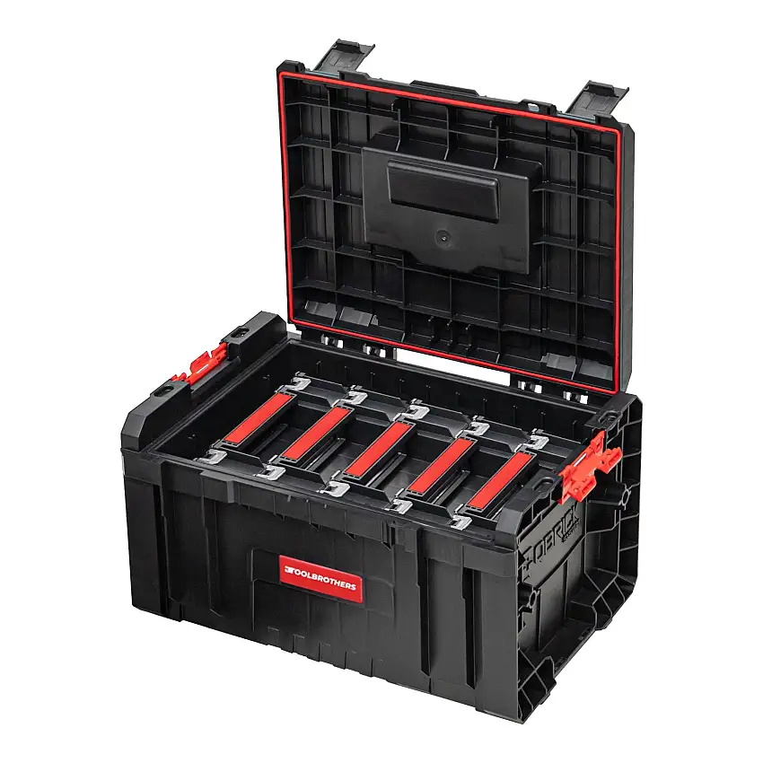Toolbrothers RHINO L Werkzeugkoffer ECO Organize+ + 5x L Organizer ECO Mini 19 l IP54
