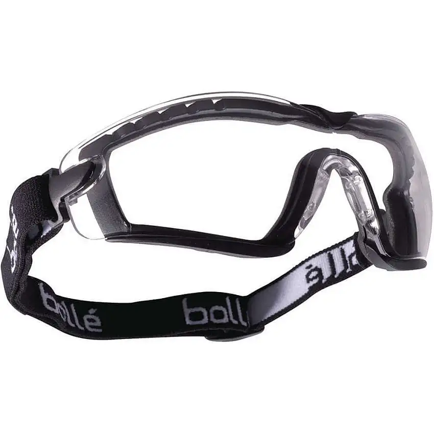 BOLLE SAFETY 40091 Staubdichte Schutzbrille, beschlagfrei, kratzfest, klar