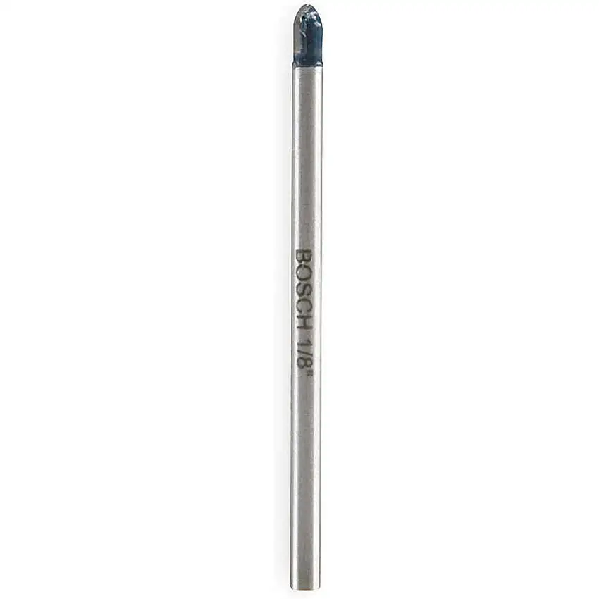 BOSCH  GT100 Glas- und Fliesenbohrer, 1/8 Zoll Durchmesser, 2 Zoll Länge