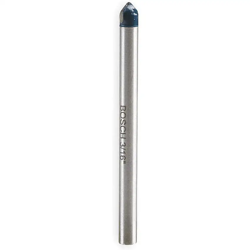 BOSCH  GT200 Glas- und Fliesenbohrer, 3/16 Zoll, 2 Zoll Länge