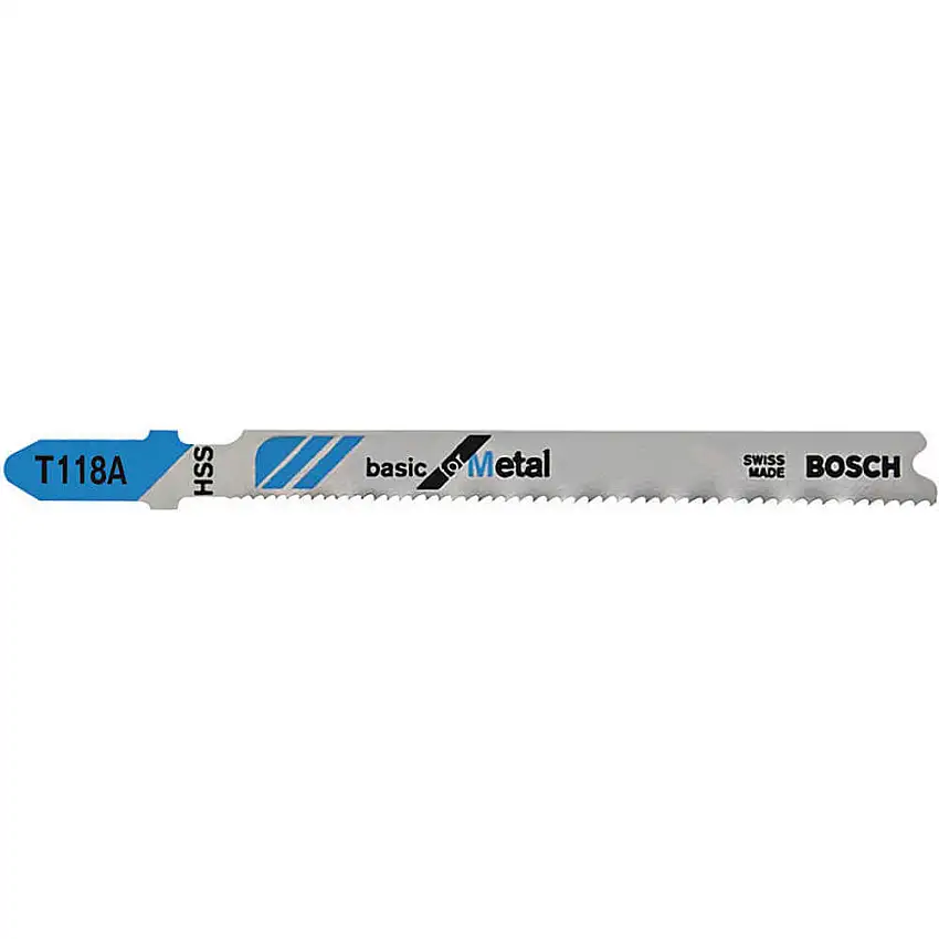 BOSCH  T118A Stichsägeblatt, 3-5/8 Zoll Länge, T-Schaft