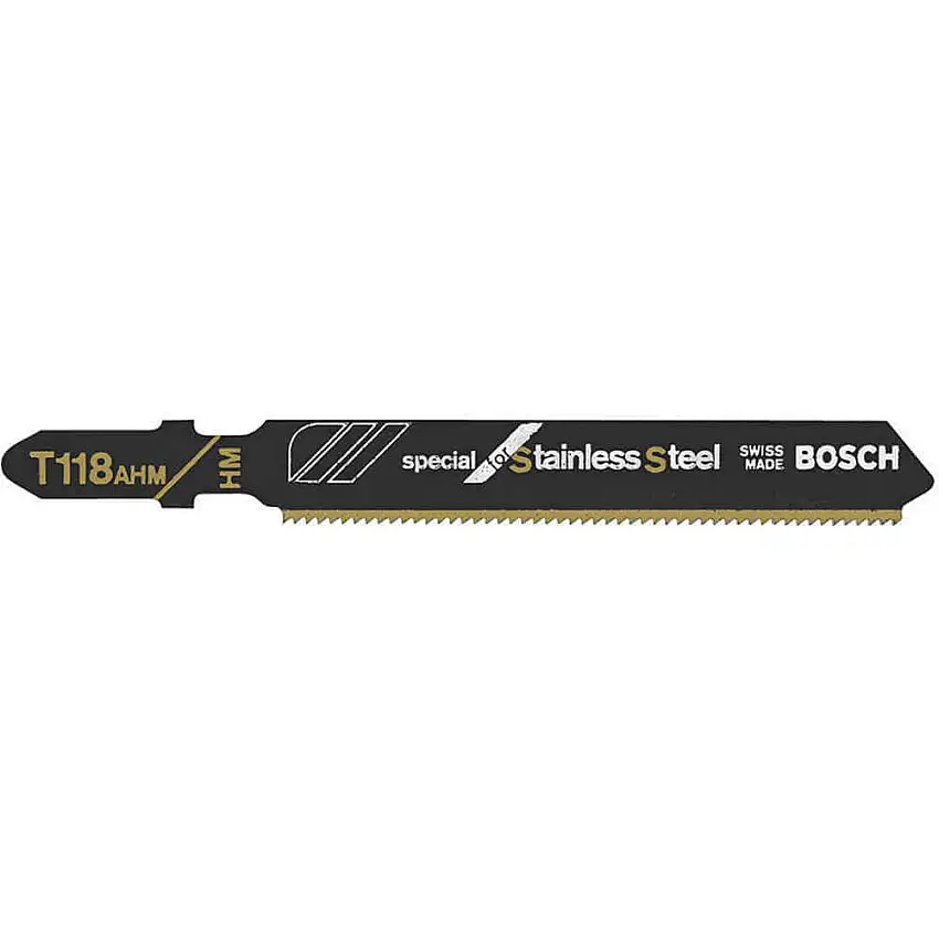 BOSCH  T118AHM1 Stichsägeblatt T-Schaft 3-1/4 Zoll Länge