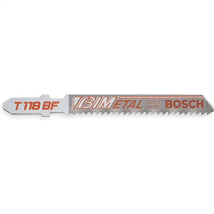 BOSCH  T118B Stichsägeblatt mit T-Schaft, 3-5/8 Zoll Länge