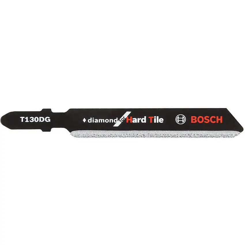 BOSCH  T130DG Stichsägeblatt, T-Schaft, 3-1/4 Zoll Länge, Hartfliesen-Stil