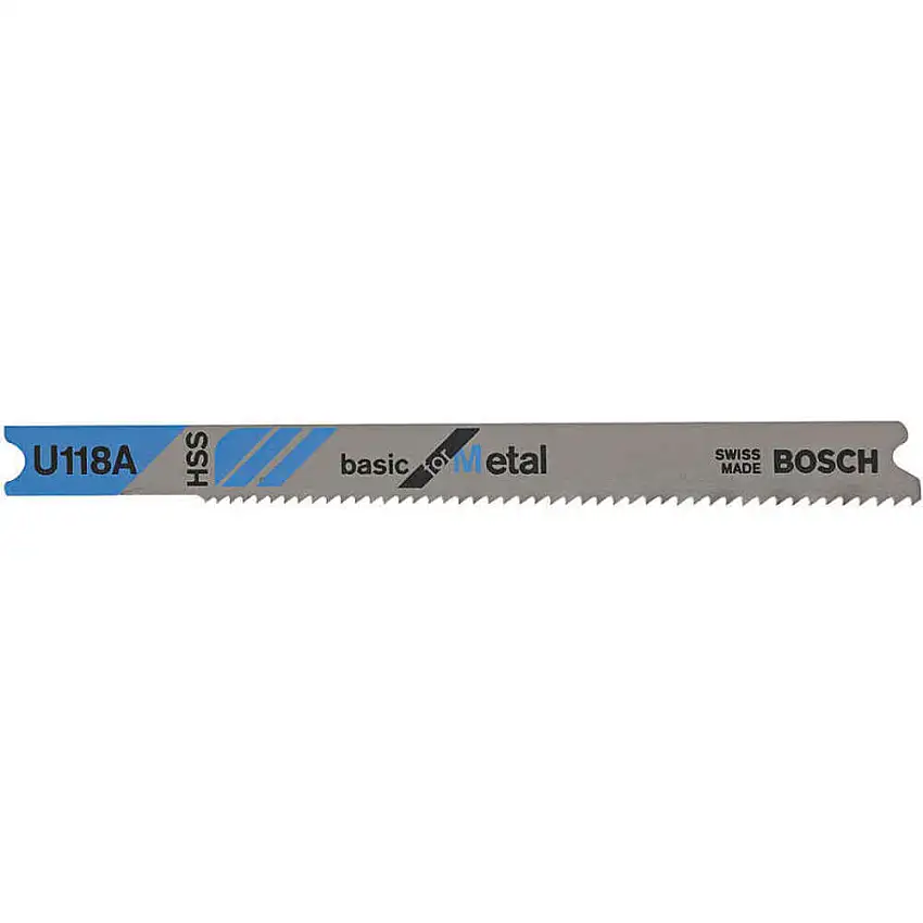 BOSCH  U118A Stichsägeblatt, U-Schaft, 3-1/8 Zoll Länge