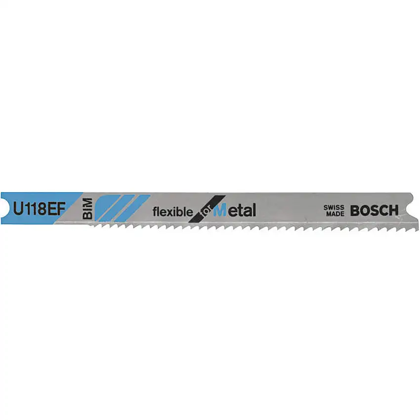 BOSCH  U118EF Stichsägeblatt, U-Schaft, 3-1/8 Zoll Länge