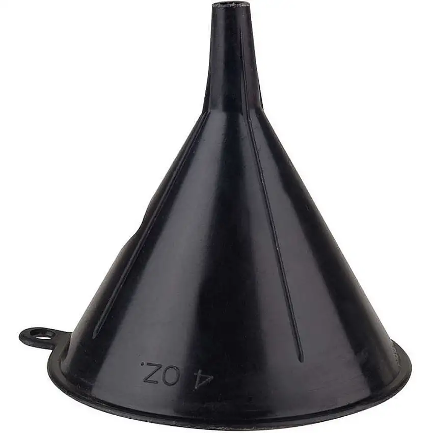 SHUR-LINE 32040 Kunststofftrichter, schwarz, 4 oz.