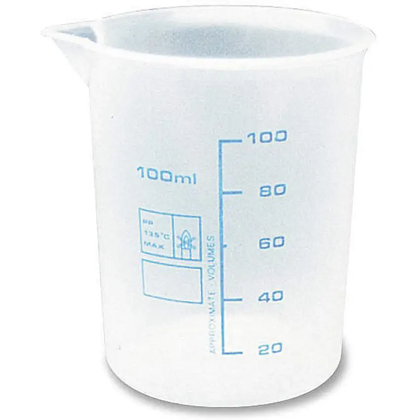 SHUR-LINE  94100 Messbehälter mit festem Ausguss, 100 ml