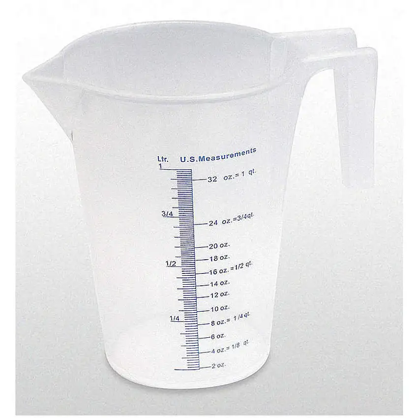 SHUR-LINE  94130 Messbehälter mit festem Ausguss, 1 Quart