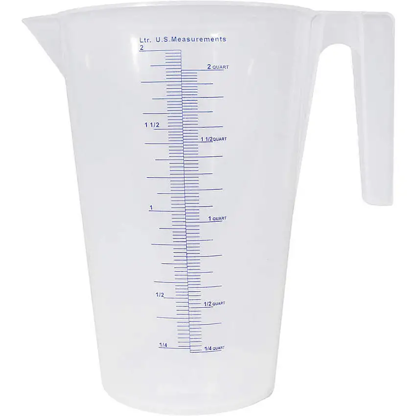 SHUR-LINE  94140 Messbehälter mit festem Ausguss, 2 Quart