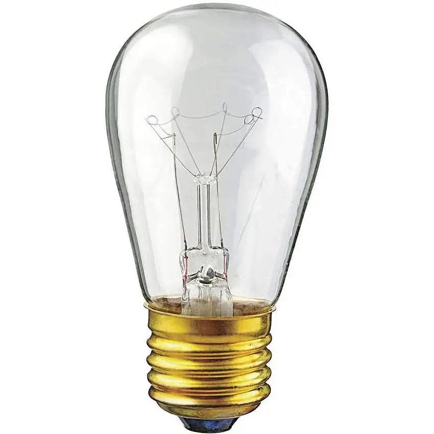 LUMAPRO  15S14/GR/CL 130V Glühlampe, mittleres Schraubgewinde E26, S14, 130 V Wechselstrom, 15 Watt, 2800 K, Weiß, Klar