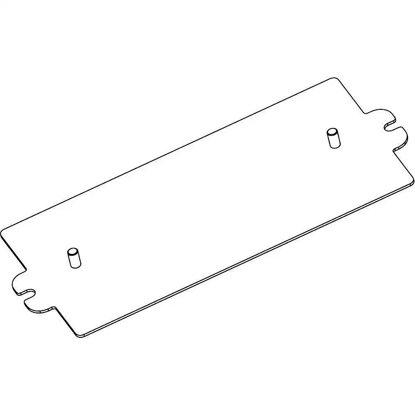 LUTRON  CFL-BEA-BK Adapterplatte für Vorschaltgeräte ohne Bolzen