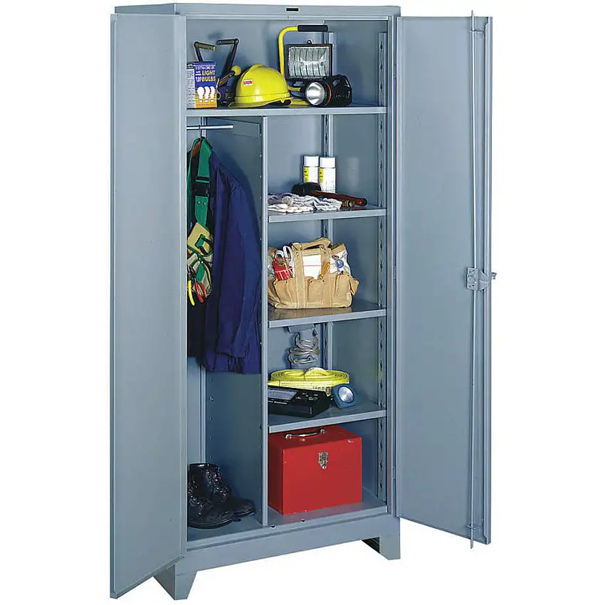 LYON DD1121 Kombi-Lagerschrank, geschweißt, Größe 24 x 36 x 82 Zoll