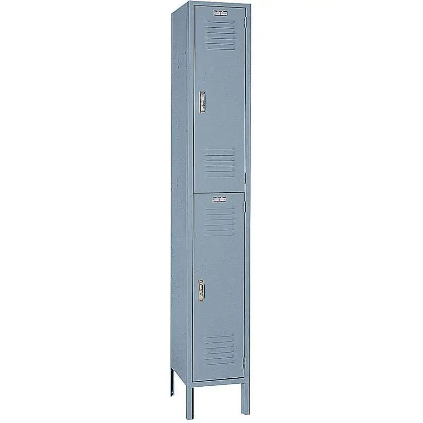 LYON DD5202ISU Kleiderschrank, montiert, 2 Öffnungen, Größe 10.875 x 9.25 x 34.5 Zoll, Grau