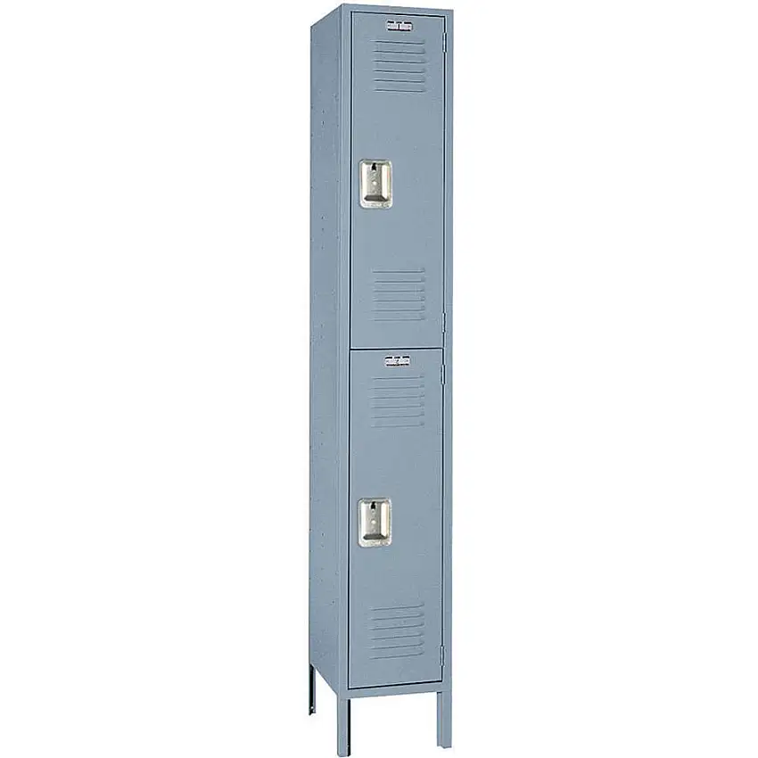 LYON DD5202I Kleiderschrank, unmontiert, 2 Öffnung, Größe 10.875 x 34.5 x 9.25 Zoll, Grau