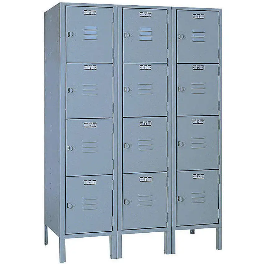 LYON DD53523SU Schließfach, Größe 36 x 12 x 54 Zoll, Grau