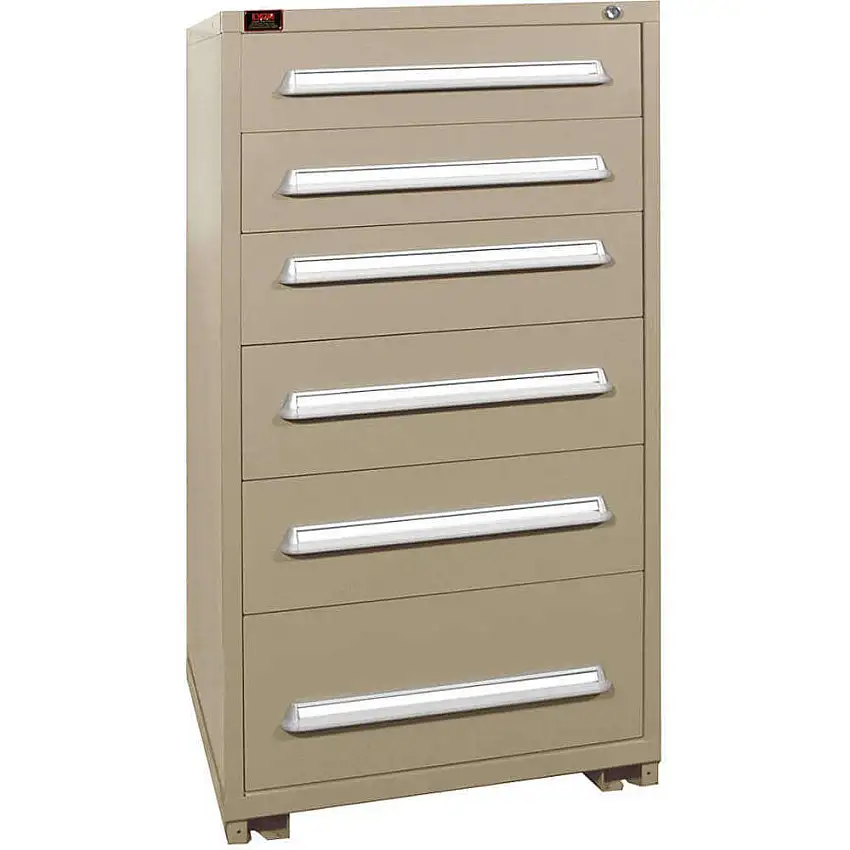 LYON  PPM6830301016IL Modularer Schubladenschrank, 6 Schubladen, Tragkraft 400 lbs, Kitt
