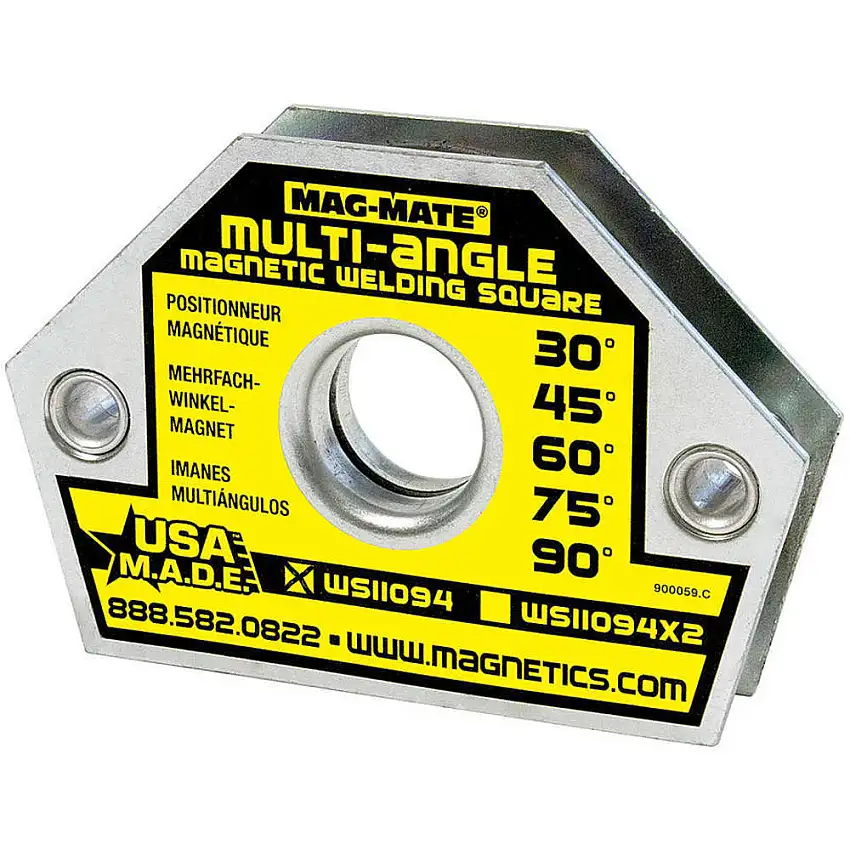 MAG-MATE  WS11094 Magnetschweißquadrat 3 3/8 x 2 9/16 x 1/2