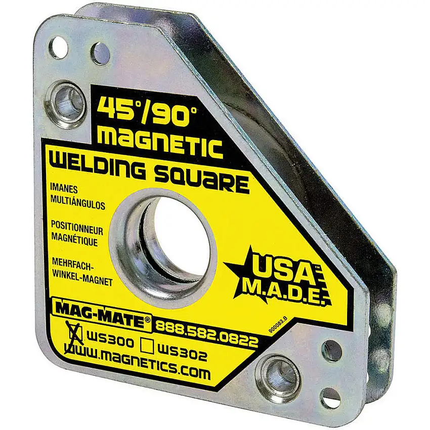 MAG-MATE  WS300 Magnetschweißquadrat 3 3/8 x 3 3/8 x 5/8