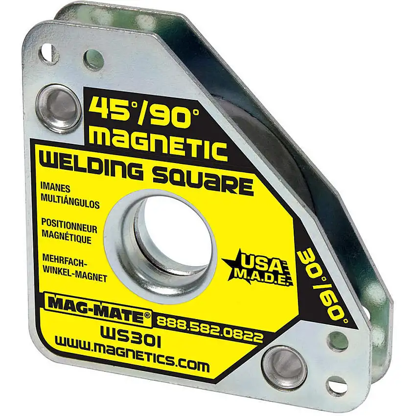 MAG-MATE  WS301 Magnetschweißquadrat 3-3/4 Zoll x 3-3/4 Zoll