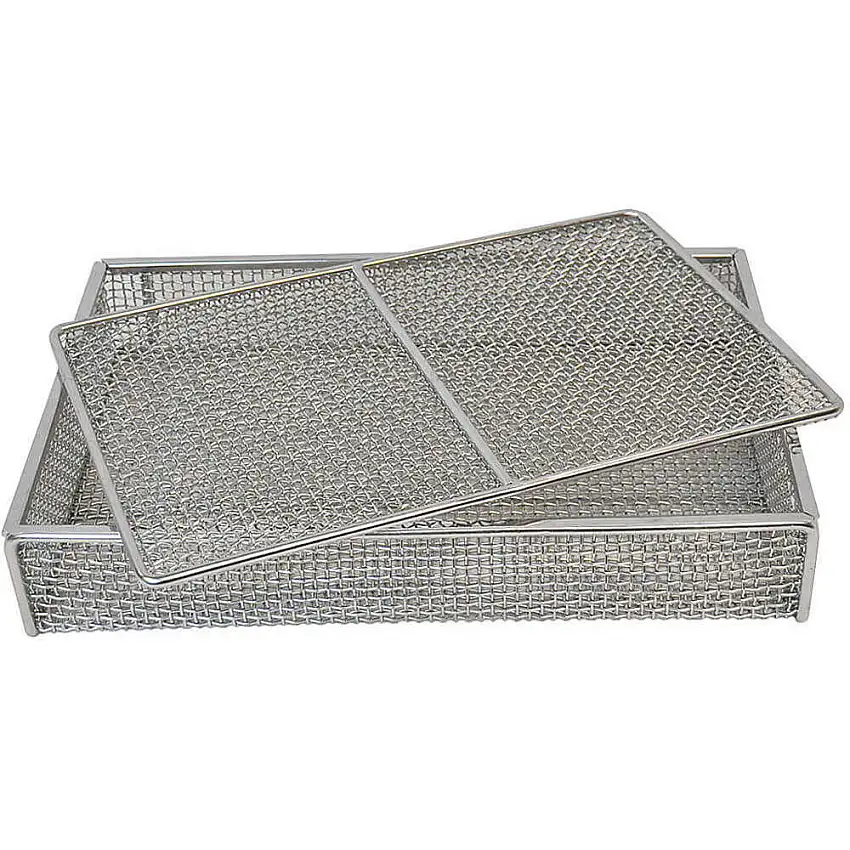 MARLIN STEEL WIRE PRODUCTS 02035002-38 Netzkorb mit Deckel 17-3/64 Zoll Länge x 10-3/4 Zoll Breite