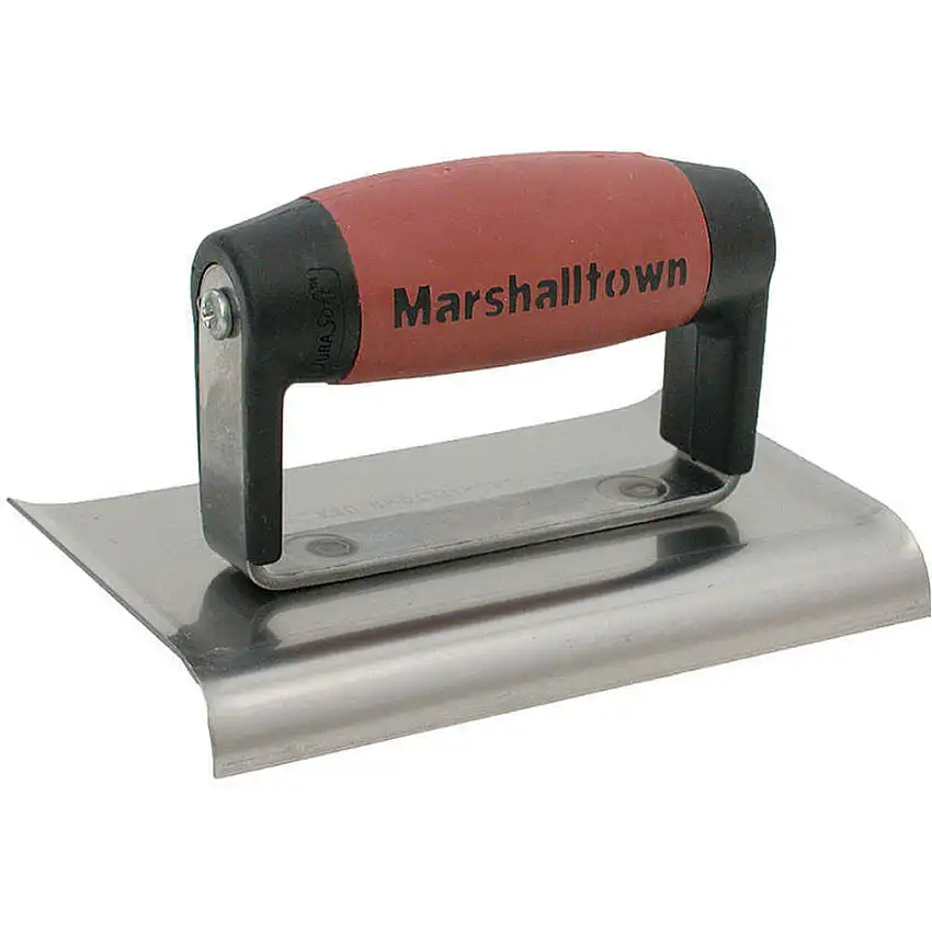 MARSHALLTOWN 136D Handkantenschneider, 6 x 3 Zoll, 3/8 Zoll Radius, Stahl