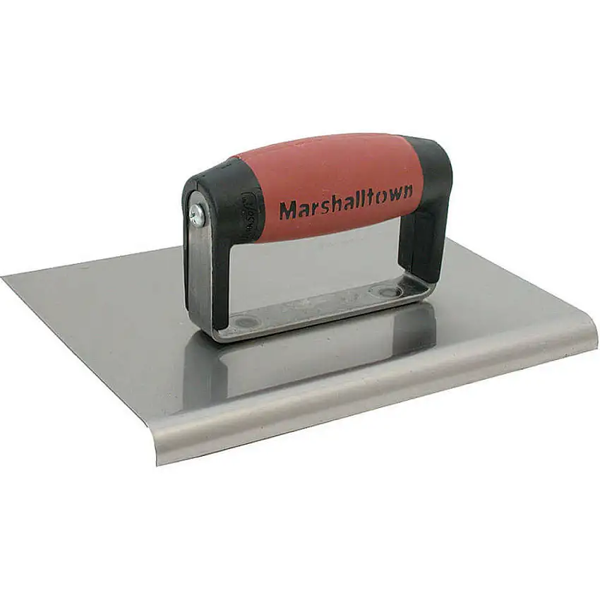 MARSHALLTOWN 156SSD Handkantenschneider, 6 x 4 Zoll, 3/8 Zoll Radius, Edelstahl