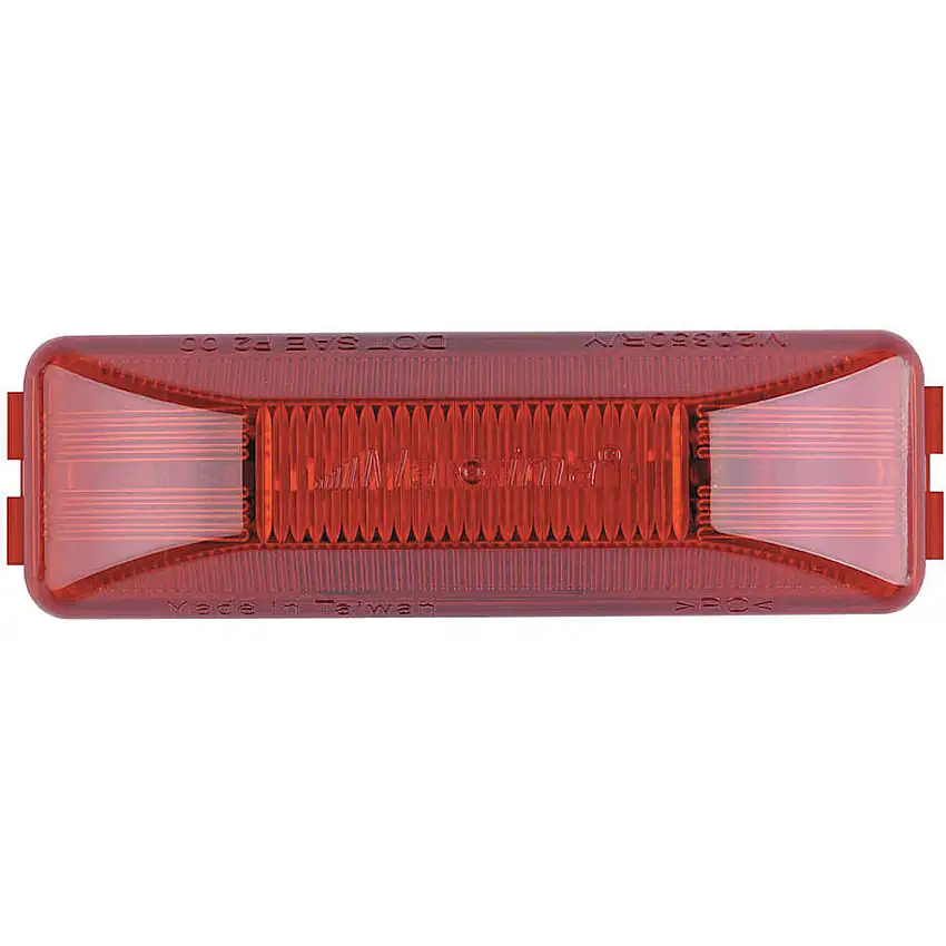 MAXXIMA 3LXF5 Umrissleuchte Led Rot Rechteckig 3-3/16 L