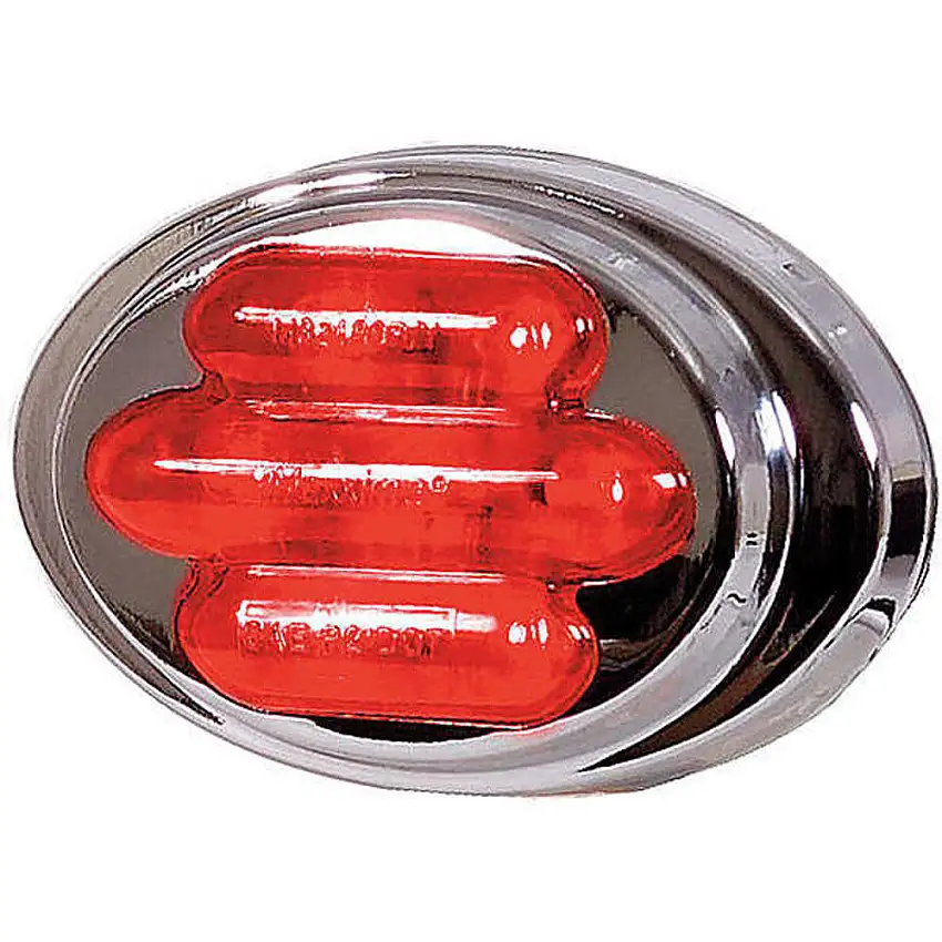 MAXXIMA AX24R-KIT Umrissleuchte Led Rot Oberfläche Oval 3 L