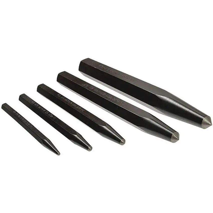 MAYHEW TOOLS 62214 Körnersatz, Schwarzoxid, 5-teilig
