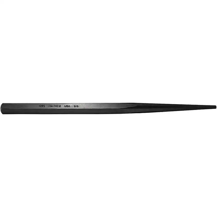 MAYHEW TOOLS  22005 Linienstanze, 15 Zoll Länge, 1/4 Zoll Spitze, Stahl BO