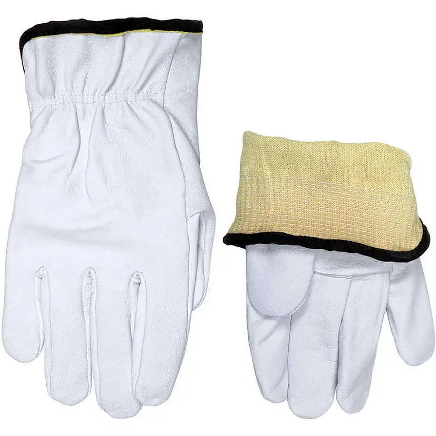 MCR SAFETY  3601KL Lederhandschuhe mit Ziegenleder-Handfläche, L Pr