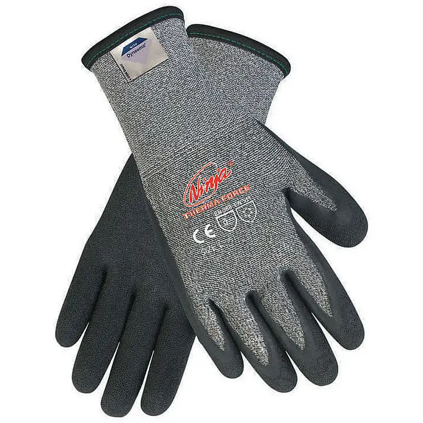 MCR SAFETY  N9690TCL Beschichtete Handschuhe Schwarz/Grau L Pr