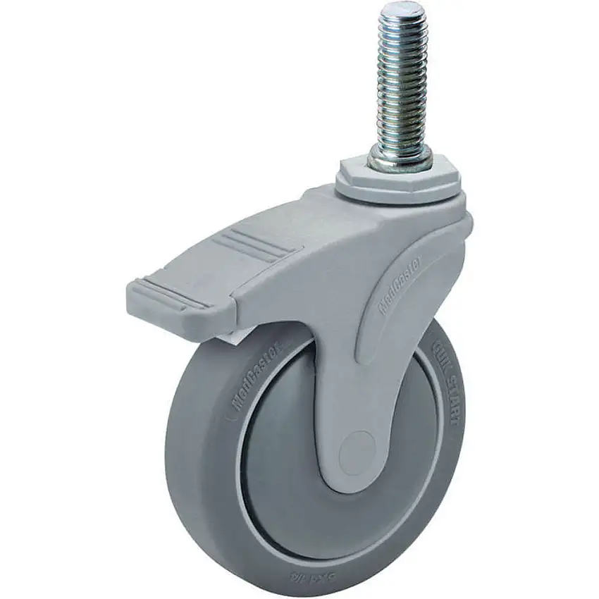 MEDCASTER NG04QDP125TLTS02G Lenkrolle 4 Zoll 275 lb Grau