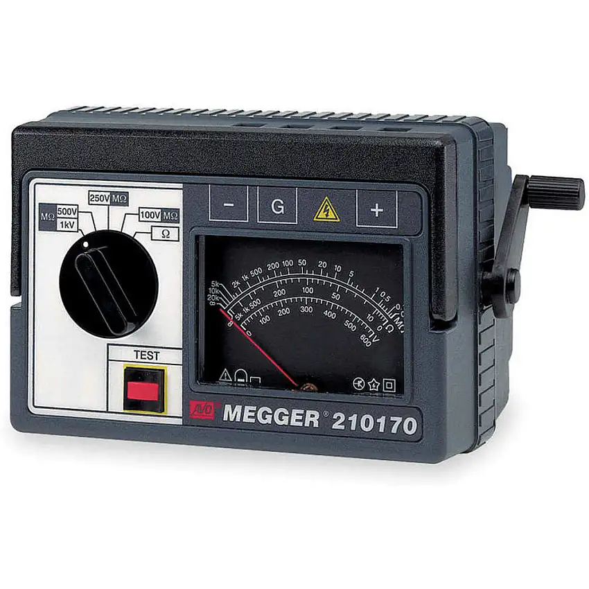 MEGGER 210170 Handkurbel-Megohmmeter 1000 VDC