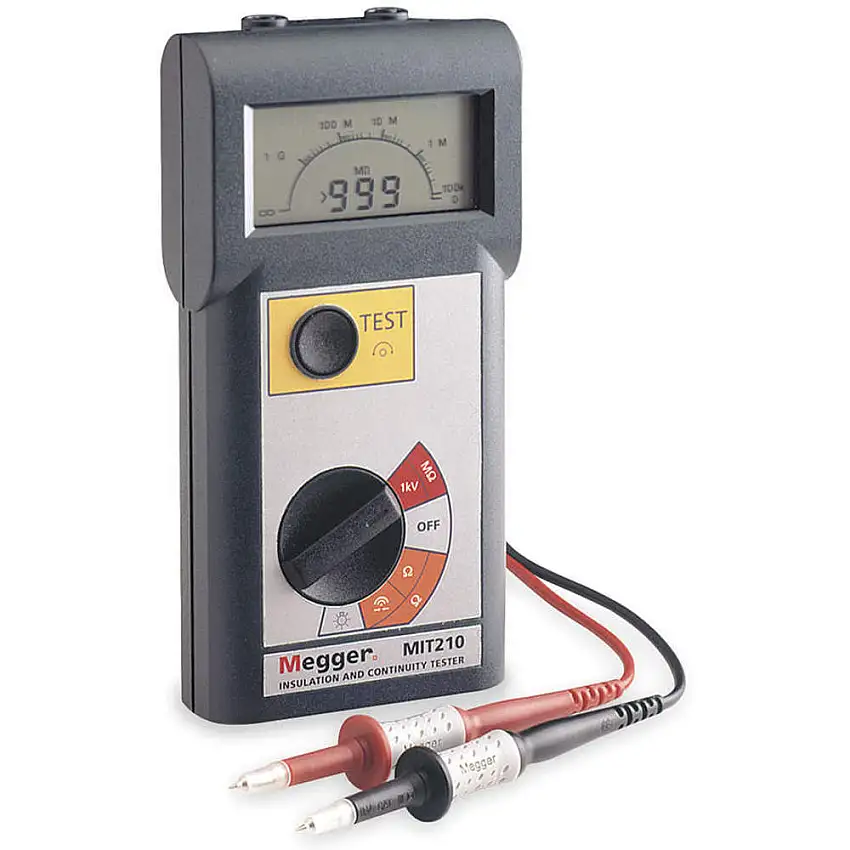MEGGER Batteriebetriebenes Megohmmeter MIT210, 1000 VDC