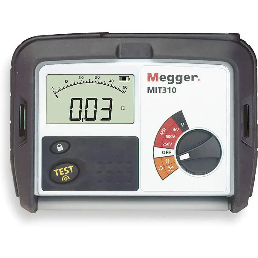 MEGGER MIT310 Megohmmeter, Doppel-LCD, 250/1000 VDC Ausgang