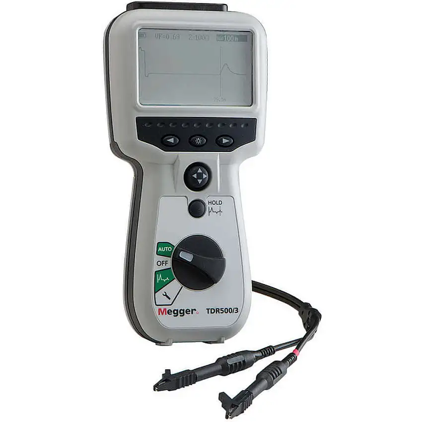 MEGGER TDR500/3 Zeitbereichsreflektometer, Hintergrundbeleuchtung, 5 V, Trace HOLD