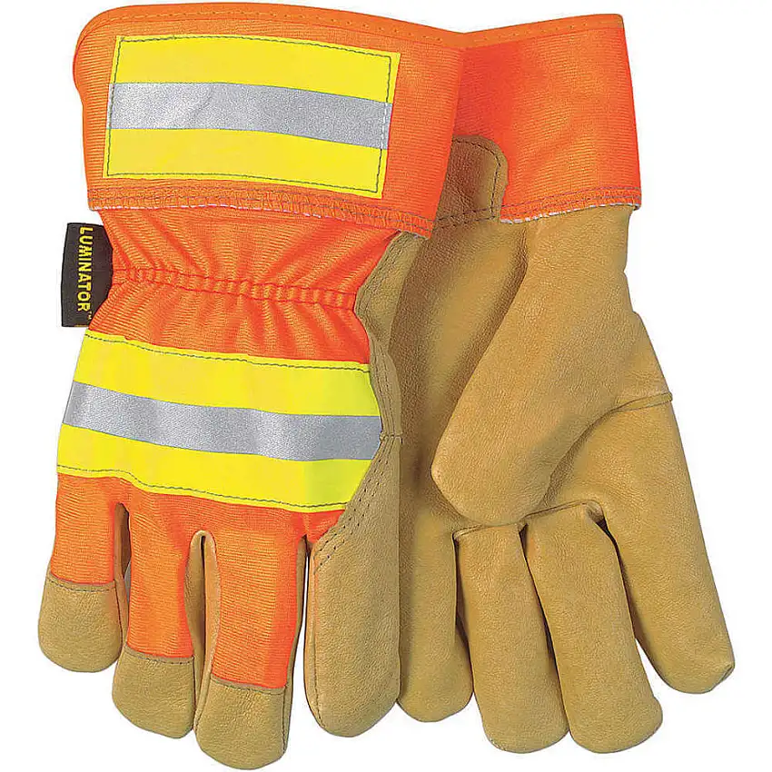 MCR SAFETY  19251M Lederhandschuhe mit Handfläche, Schweinsleder, M Pr
