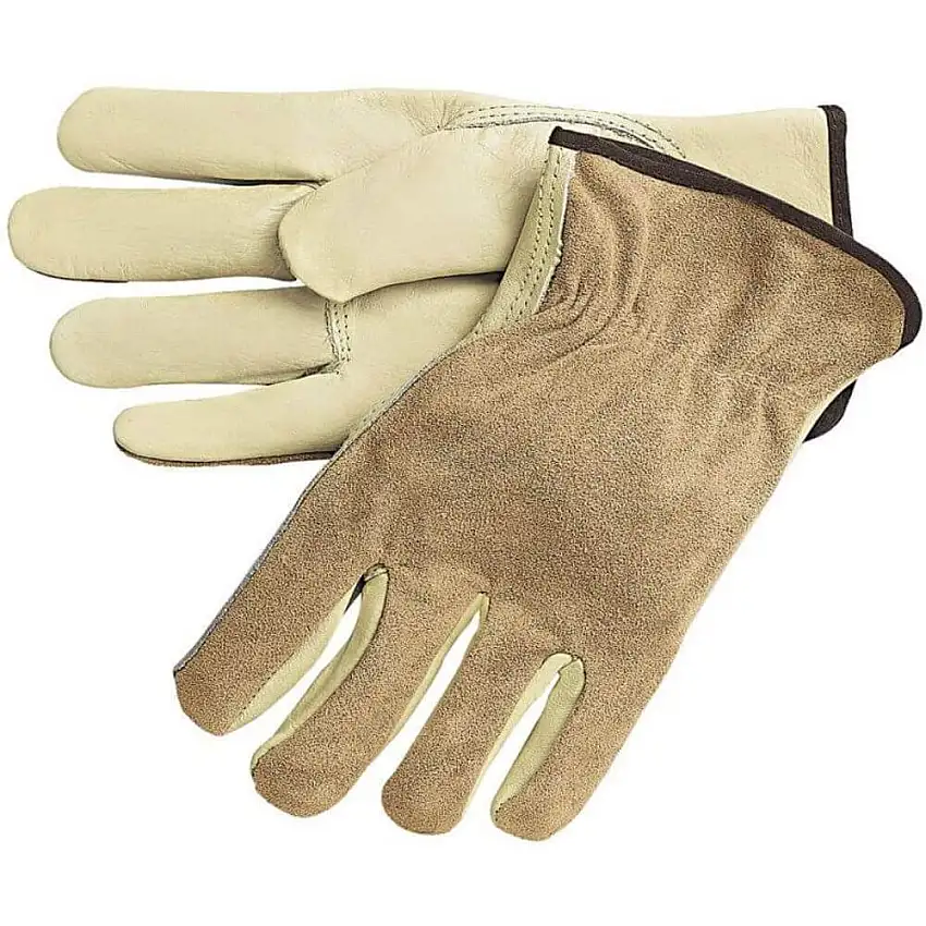 MCR SAFETY 3205L Leder-Fahrerhandschuhe Rindsledernarbung L