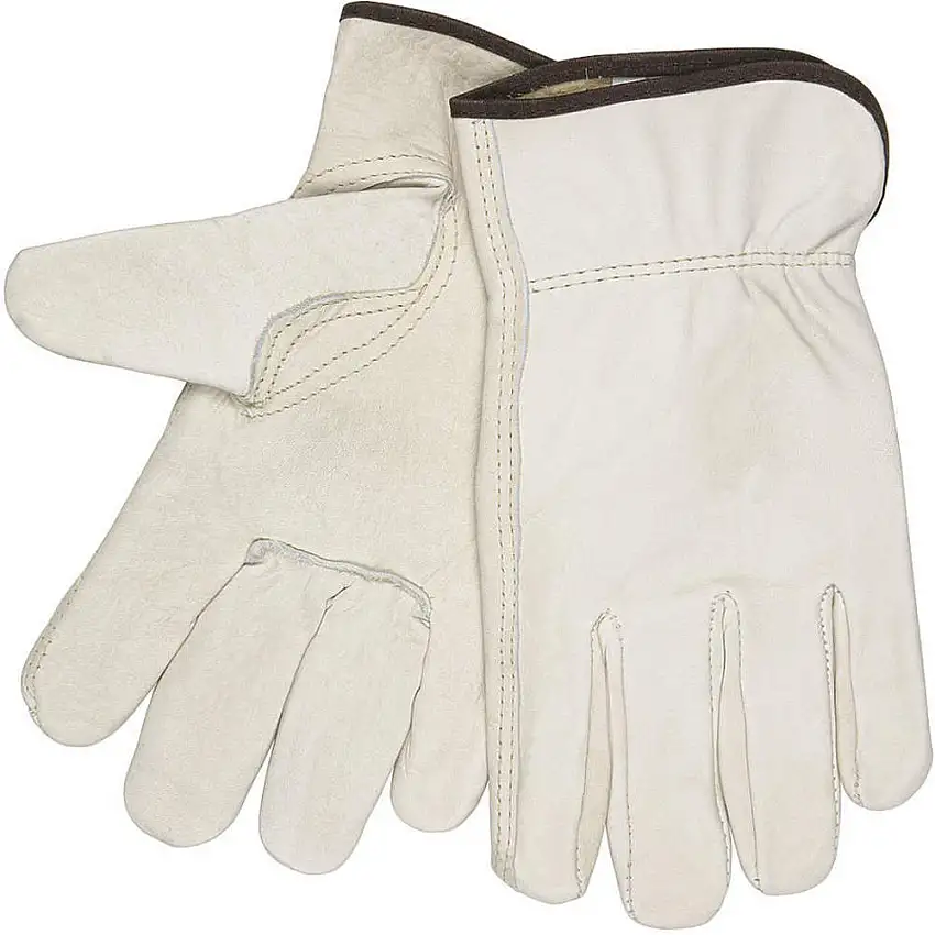 MCR SAFETY 3211L Leder-Fahrerhandschuhe L Creme Pr
